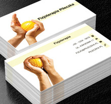 Żółta piłeczka do masażu, Medycyna, Fizjoterapia - Wizytówki Netprint