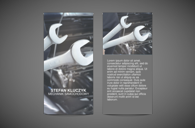 Personalizowany mechanik, Motoryzacja, Mechanik - Ulotki Netprint