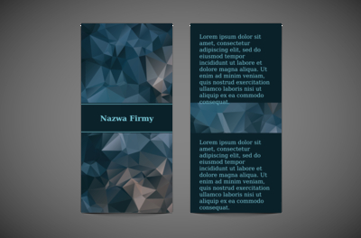 Geometryczne uniesienia, Motywy, Tła i tekstury - Ulotki Netprint