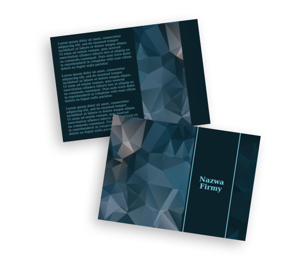 Z perfekcyjną abstrakcją na „Ty”, Motywy, Tła i tekstury - Ulotki Netprint szablony online