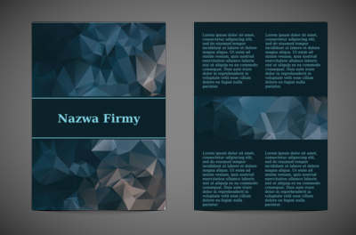 Abstrakcyjna wizja jutra, Motywy, Tła i tekstury - Ulotki Netprint