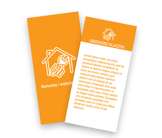 Doskonalenie mym fachem, Budownictwo, Remont Wykończenia - Ulotki Netprint szablony online