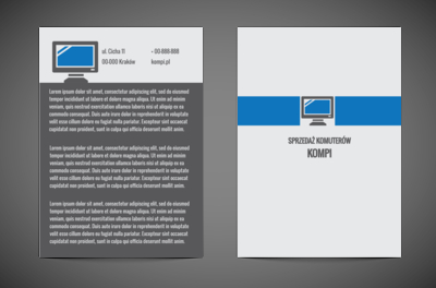 Porządna dawka komputerowego szaleństwa, Telekomunikacja i Internet,  Sprzedaż Komputerów - Ulotki Netprint