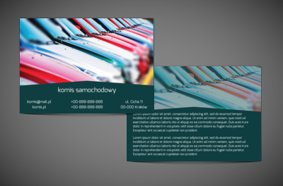 Szukając tego jedynego, Motoryzacja, Komis samochodowy - Ulotki Netprint