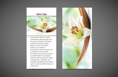 Pod liliowym tchnieniem, Zdrowie i Uroda, SPA - Ulotki Netprint