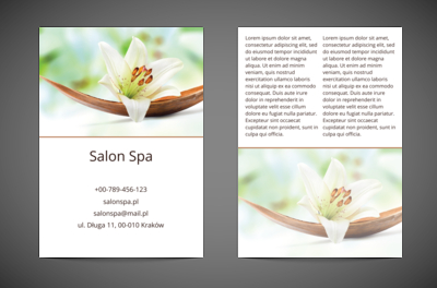 Siła tkwi w pięknie i magii słowa, Zdrowie i Uroda, SPA - Ulotki Netprint