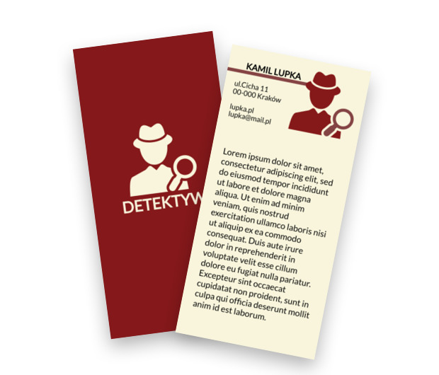 Śledząc dalsze losy biznesu, Motywy, Ludzie - Ulotki Netprint szablony online