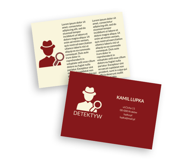 Na tropie dobrego biznesu, Motywy, Ludzie - Ulotki Netprint szablony online