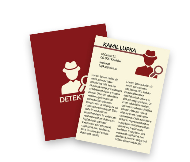 Na tropie właściwego biznesu, Motywy, Ludzie - Ulotki Netprint szablony online