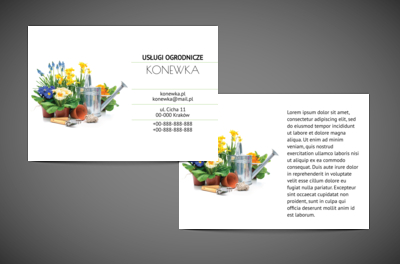 Florystyczny misz-masz barwny, Środowisko i Przyroda, Usługi Ogrodnicze - Ulotki Netprint