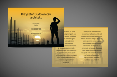 Czarująca moc ulotki, Budownictwo, Architektura - Ulotki Netprint