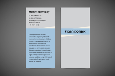 Uniwersalne w niebieskim, Motywy, Uniwersalne - Ulotki Netprint