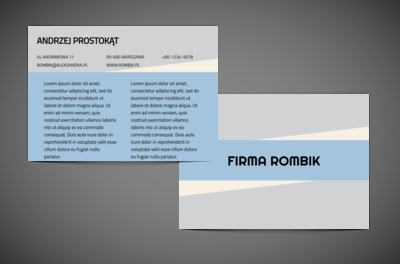 Marzenia w niebieskich barwach, Motywy, Uniwersalne - Ulotki Netprint