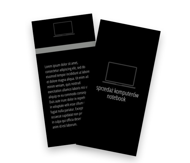 W świecie komputerów, Telekomunikacja i Internet,  Sprzedaż Komputerów - Ulotki Netprint szablony online