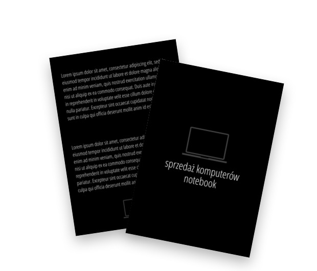 Na dobre i na komputerowe, Telekomunikacja i Internet,  Sprzedaż Komputerów - Ulotki Netprint szablony online