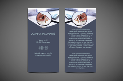 Z nieruchomościami na „Ty”, Nieruchomość, Biuro nieruchomości  - Ulotki Netprint