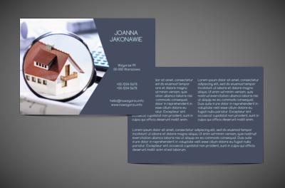 Z motywem w stronę świata, Nieruchomość, Biuro nieruchomości  - Ulotki Netprint