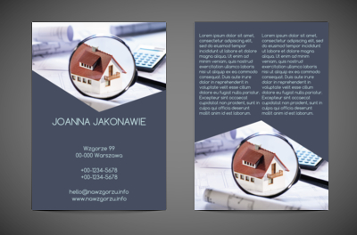 Podarunek nieruchomości, Nieruchomość, Biuro nieruchomości  - Ulotki Netprint