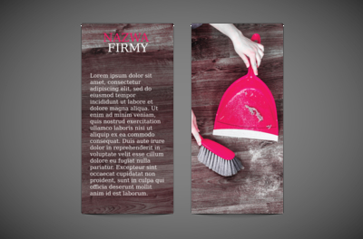 Porządna firma to podstawa, Usługi domowe, Pomoc domowa - Ulotki Netprint