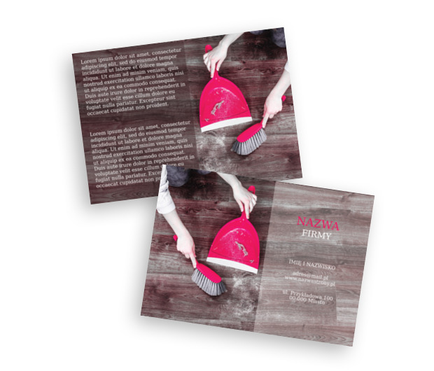 Doskonałość w formie skondensowanej, Usługi domowe, Pomoc domowa - Ulotki Netprint szablony online