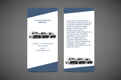 Droga do biznesowego sukcesu, Transport, Busy - Ulotki Netprint