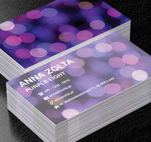 Rozmyte światła, Motywy, Abstrakcja - Wizytówki Netprint