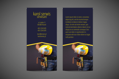 Fach w ręku, magia w warsztacie, Usługi domowe, Serwisant - Ulotki Netprint