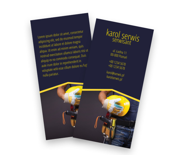 Fach w ręku, magia w warsztacie, Usługi domowe, Serwisant - Ulotki Netprint szablony online
