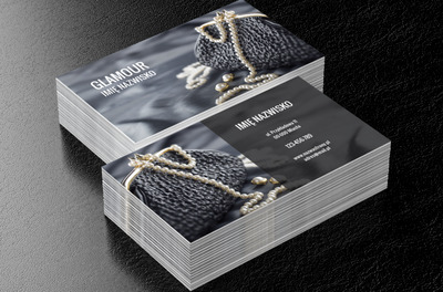 Być na czasie nie tylko od święta, Motywy, Glamour - Wizytówki Netprint