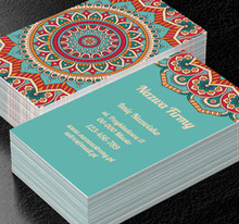 W kolorowych rozetkach, Motywy, Tła i tekstury - Wizytówki Netprint