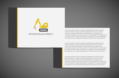 Pod linią sukcesów, Budownictwo, Wynajem sprzętu - Ulotki Netprint