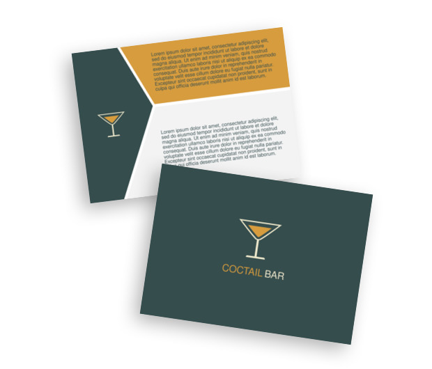 Powiedz, gdzie teraz jesteś, Gastronomia, Bar - Ulotki Netprint szablony online