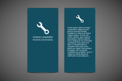  Z wizją na biznes, Motoryzacja, Mechanik - Ulotki Netprint