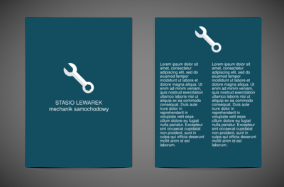 Klucz do bram biznesu, Motoryzacja, Mechanik - Ulotki Netprint