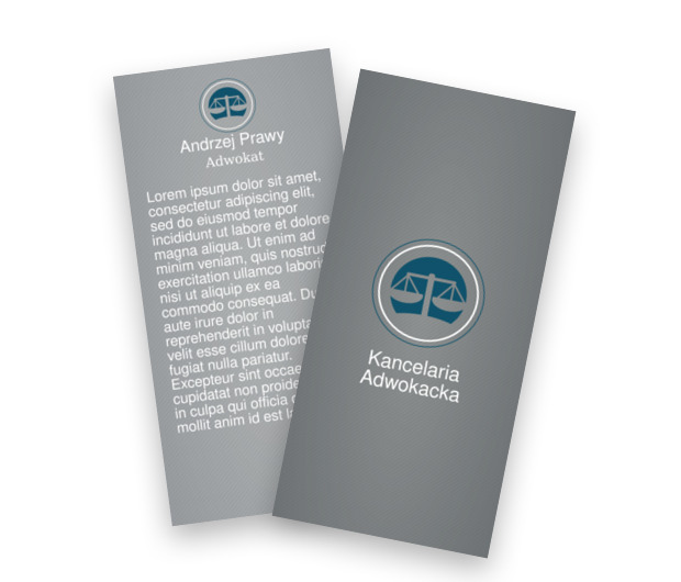 Droga do wygranej …, Prawo, Adwokat - Ulotki Netprint szablony online