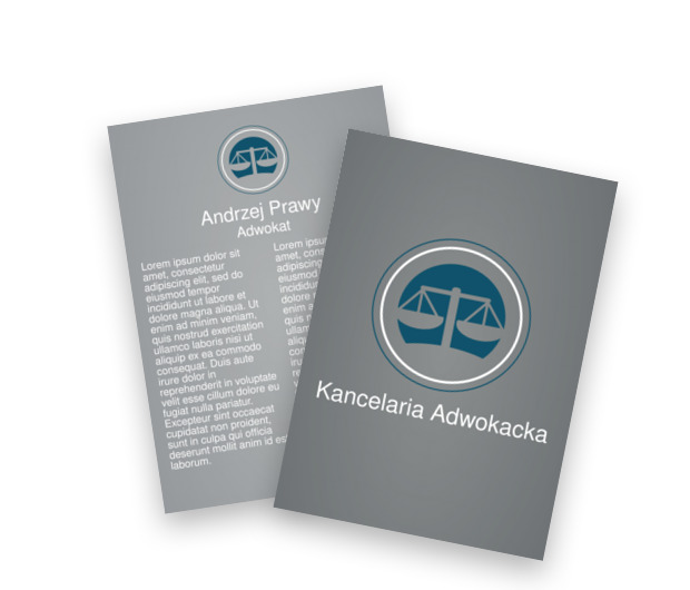  Szczerość podstawą prawdy, Prawo, Adwokat - Ulotki Netprint szablony online