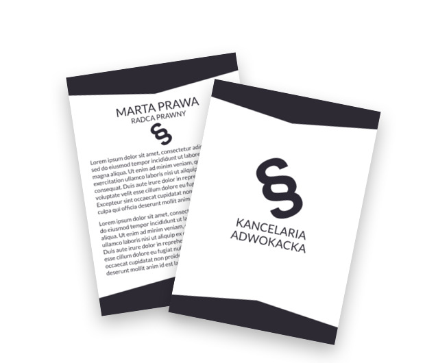 W walce o prawdę i szczerość, Prawo, Radca Prawny - Ulotki Netprint szablony online