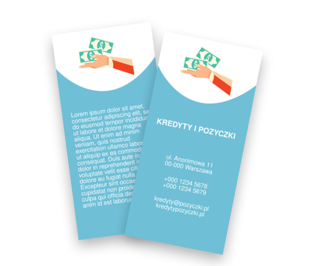 Tu, gdzie rolę gra pieniądz, Finanse Ubezpieczenia,  Kredyty / Pożyczki  - Ulotki Netprint szablony online