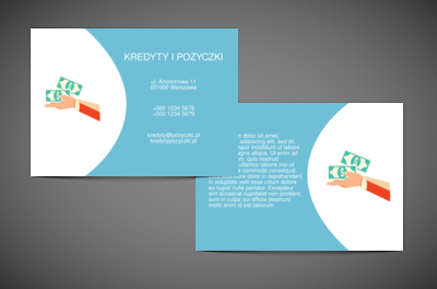 Z pieniędzmi mi do ręki, Finanse Ubezpieczenia,  Kredyty / Pożyczki  - Ulotki Netprint
