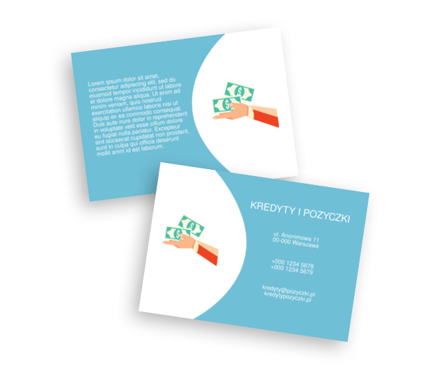 Z pieniędzmi mi do ręki, Finanse Ubezpieczenia,  Kredyty / Pożyczki  - Ulotki Netprint szablony online