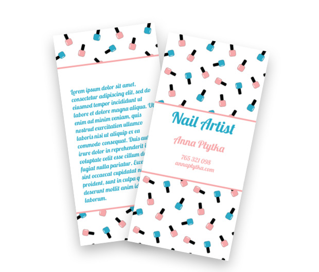  Artystycznie i z pomysłem, Zdrowie i Uroda, Wizaż - Ulotki Netprint szablony online