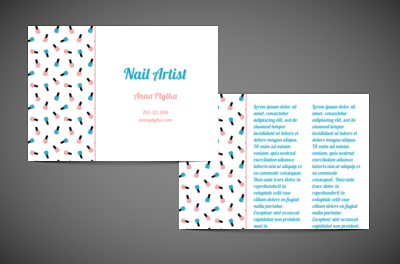 Z kolorami w pracy, Zdrowie i Uroda, Wizaż - Ulotki Netprint