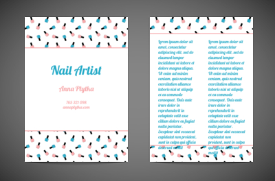 Wizja szalonej manicurzystki, Zdrowie i Uroda, Wizaż - Ulotki Netprint