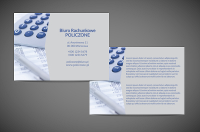 W połączeniu z logiką, Finanse Ubezpieczenia, Biuro rachunkowe - Ulotki Netprint