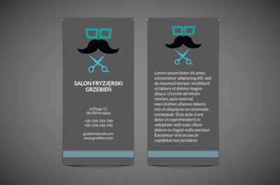 Modnie, z wąsem, Zdrowie i Uroda, Salon Fryzjerski - Ulotki Netprint