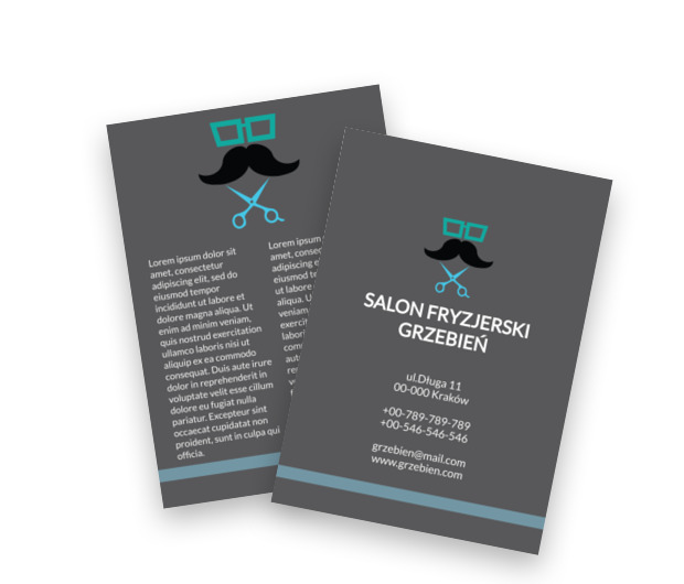 Marzenie włochatej głowy, Zdrowie i Uroda, Salon Fryzjerski - Ulotki Netprint szablony online