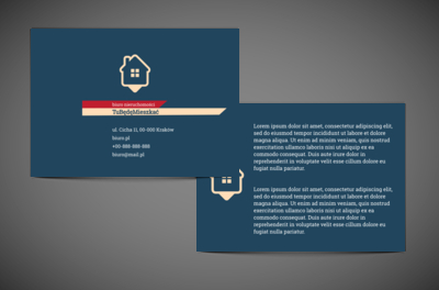 Marzenia uśpionych fundamentów, Nieruchomość, Biuro nieruchomości  - Ulotki Netprint