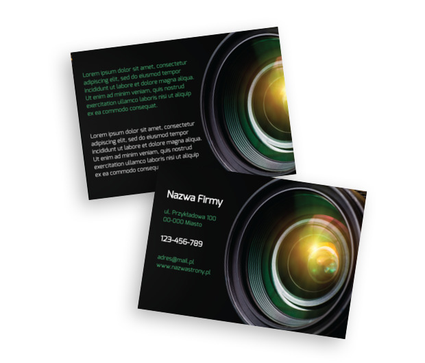 Marząc o dobrym oku, Fotografia, Wideofilmowanie - Ulotki Netprint szablony online