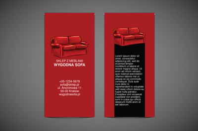 W czerwieni mi do domu, Sprzedaż, Meble - Ulotki Netprint