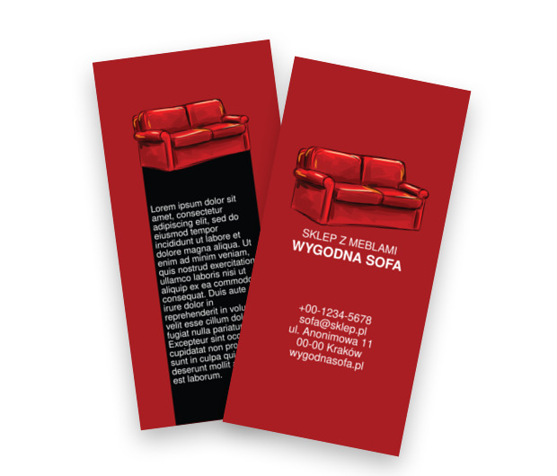 W czerwieni mi do domu, Sprzedaż, Meble - Ulotki Netprint szablony online
